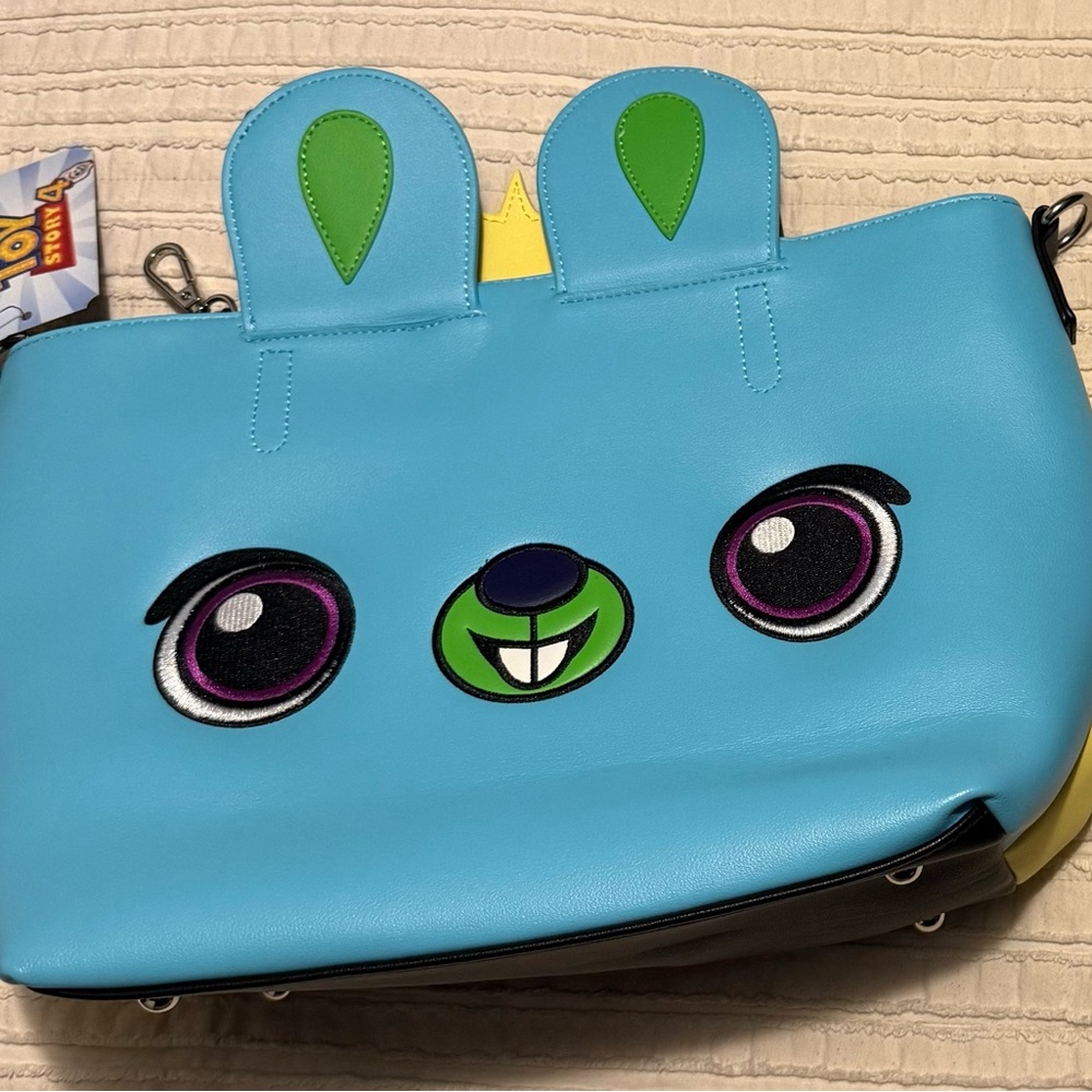 Toy Story 4 “Ducky and Bunny” two sided Loungefly Bag NWT